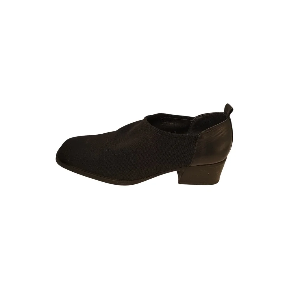 Donald‎ Pliner Women's Gwineva Black Knit And Leather Loafers Shoes Size 7.5